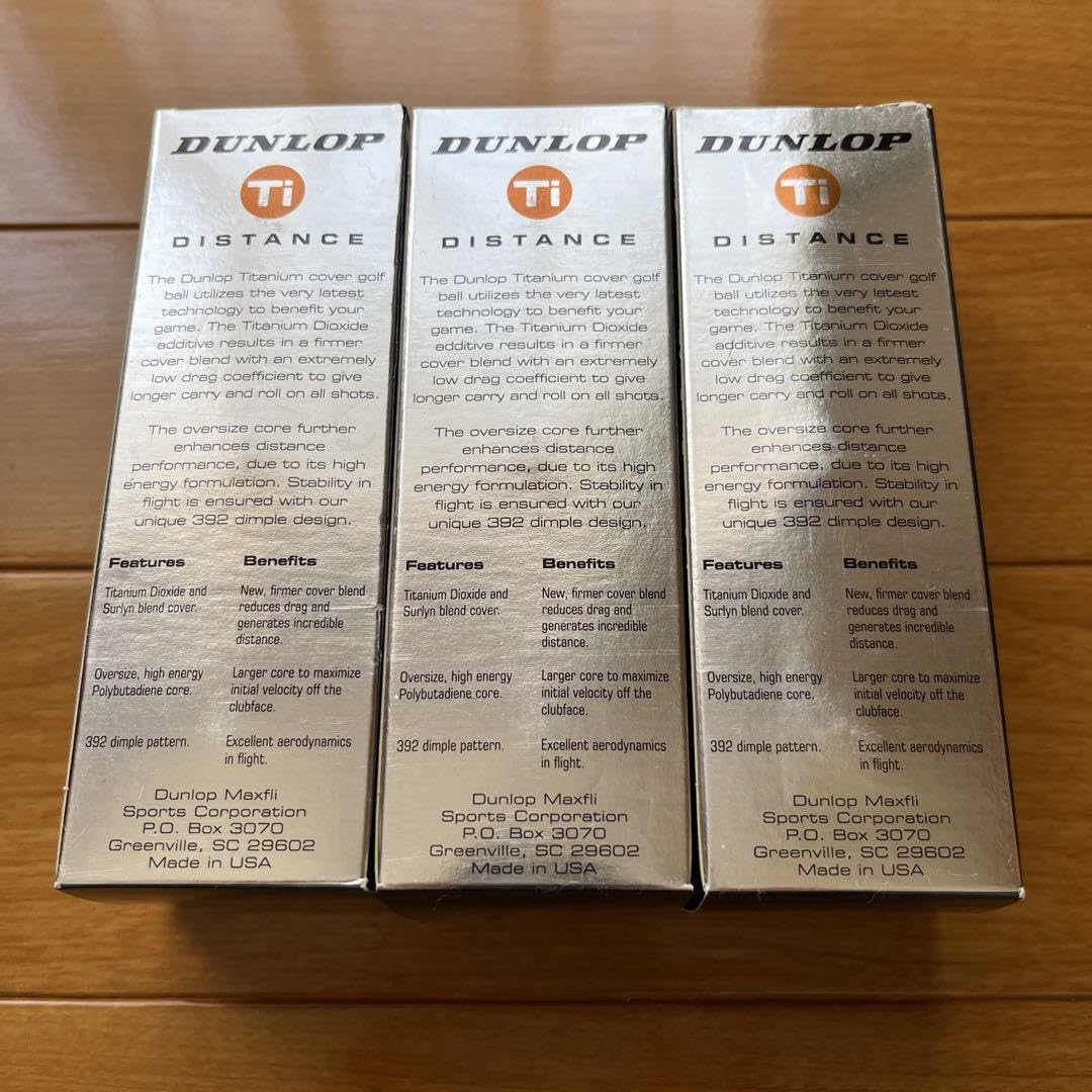 Amazon.co.jp: ゴルフボールジャンボ尾崎J's、DUNLOP titanium